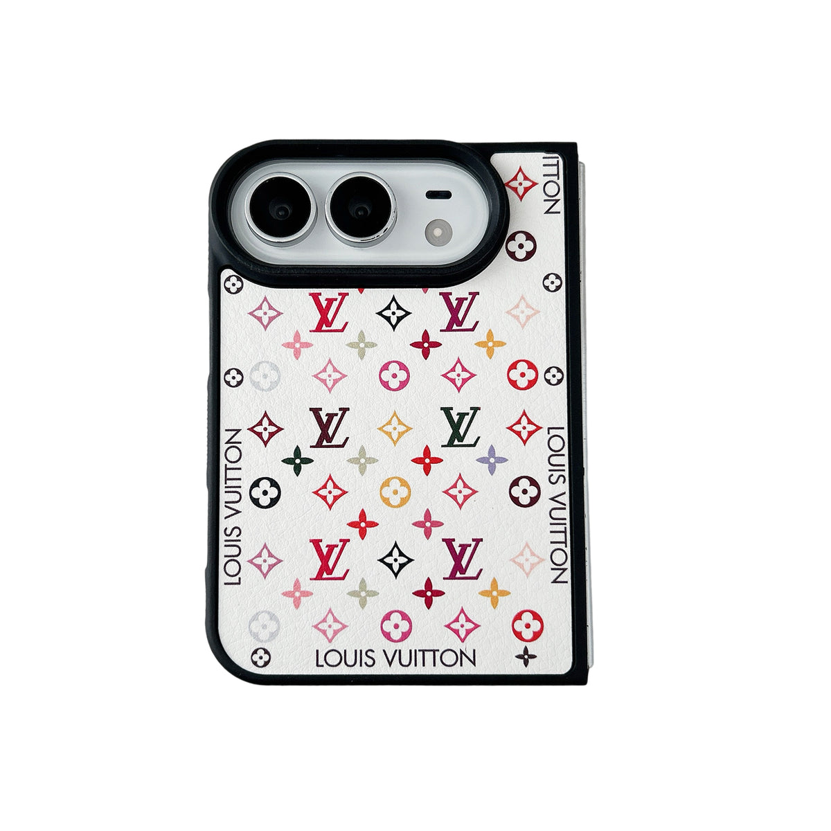 iPhone Duo Colorblock Monogram Leather Case