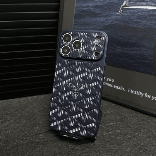 G-Y Stylish Embossed Texture Case for iPhone