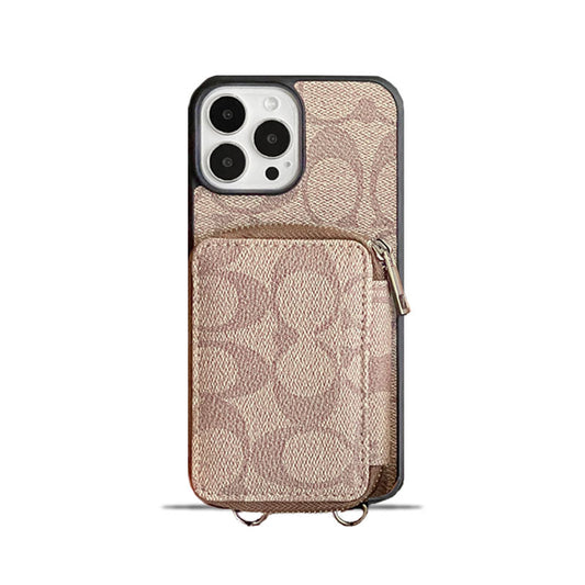 Classic iPhone Case With Wallet Coffee-