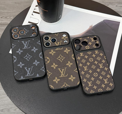 MagSafe Classic Monogram Leather iPhone Case
