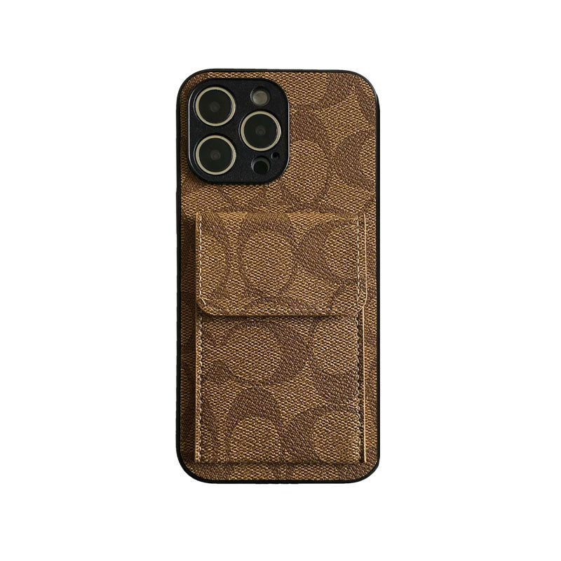 Classic iPhone Case With Wallet Black-