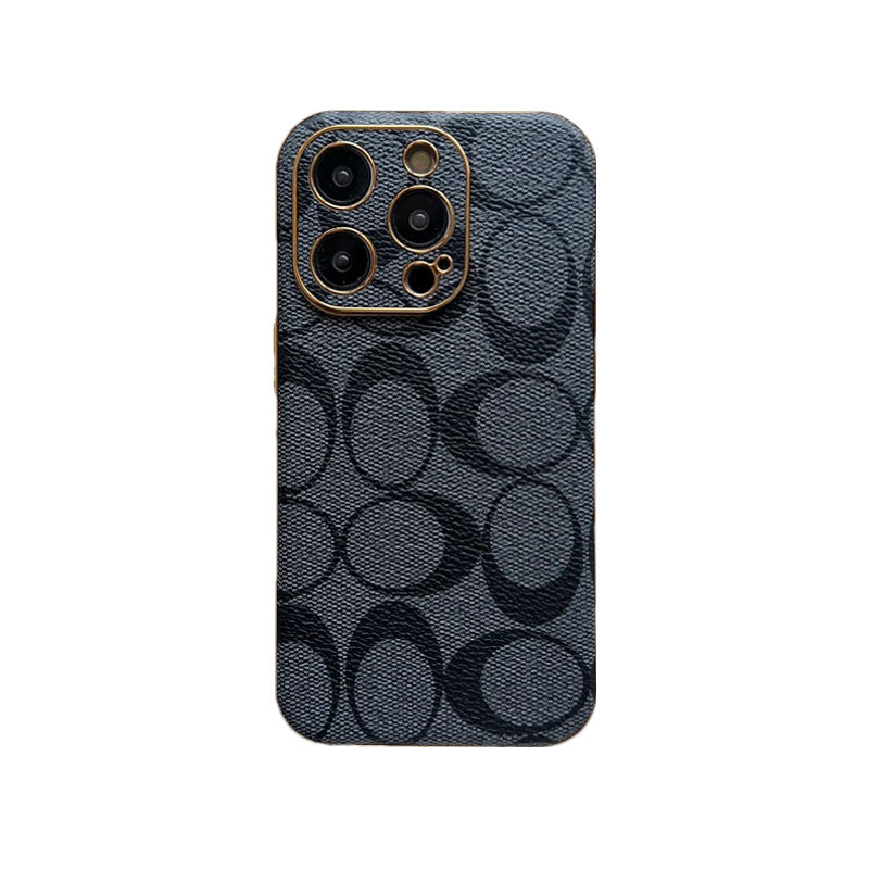 Classic iPhone Case Leather Black