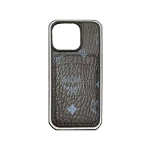 MCM iPhone Case With Card Holder Yellow-