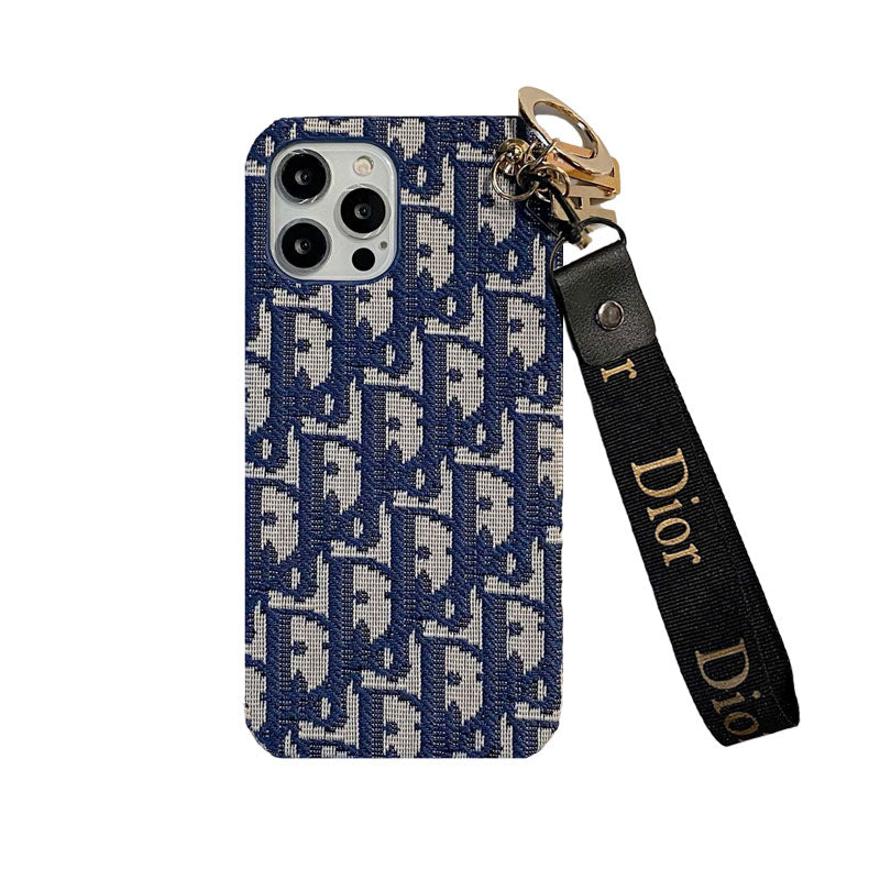 Fashion iPhone Case With Strap Black-