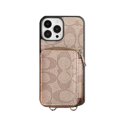 Classic iPhone Case With Wallet Coffee-