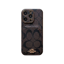 Classic iPhone Case With Card Holder Black