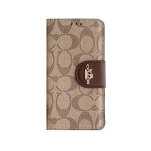 Classic iPhone Case Leather Flip Case with Card Holder Black