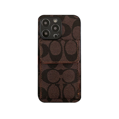 Classic iPhone Case With Wallet Black-