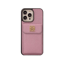 Luxury iPhone Case With Card Holder Black-