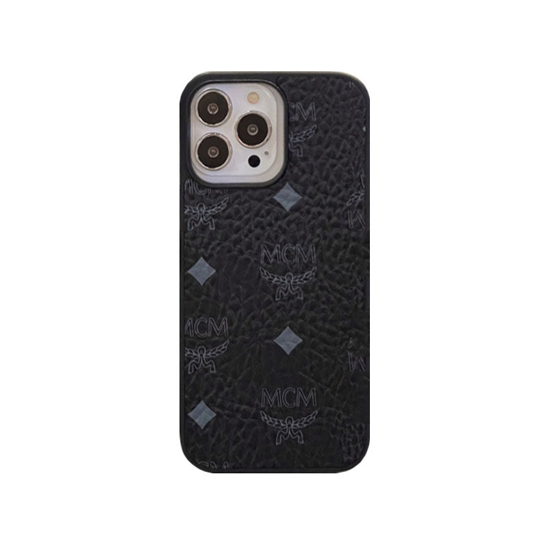 MCM iPhone Case Black-