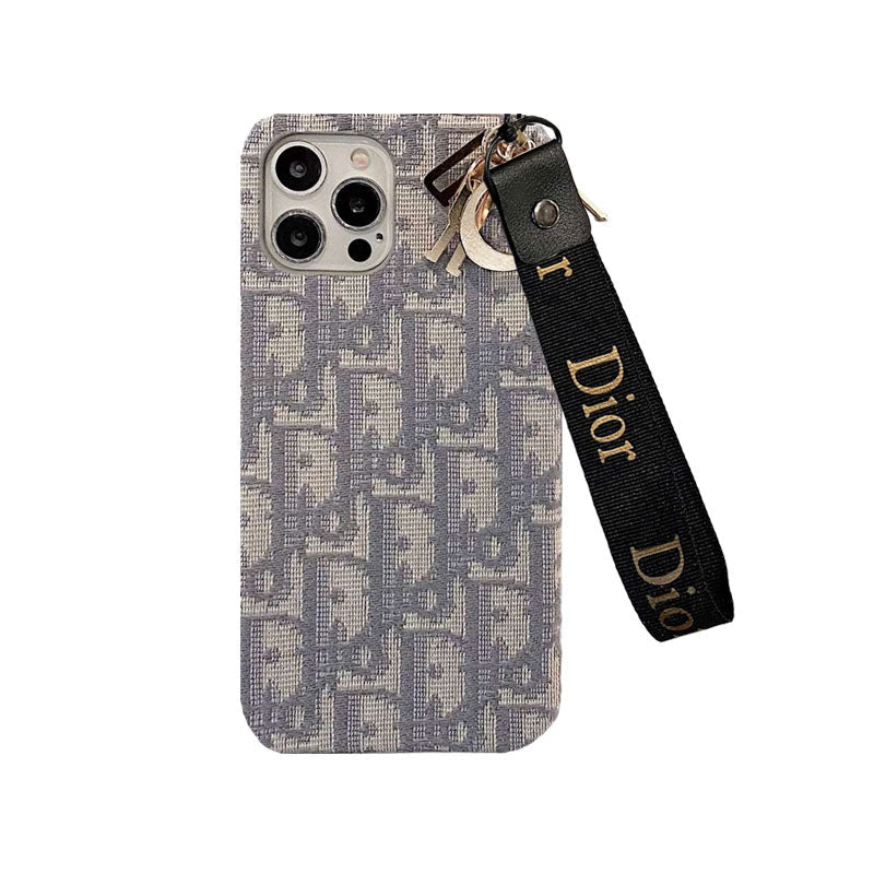 Fashion iPhone Case With Strap Black-