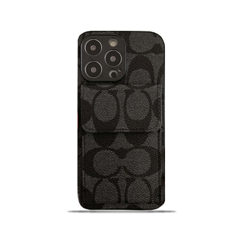 Classic iPhone Case With Wallet Black-