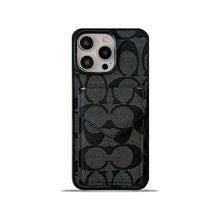Classic iPhone Case With Card Holder And Strap Light Black