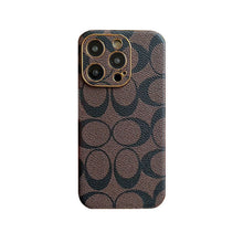 Classic iPhone Case Leather Black