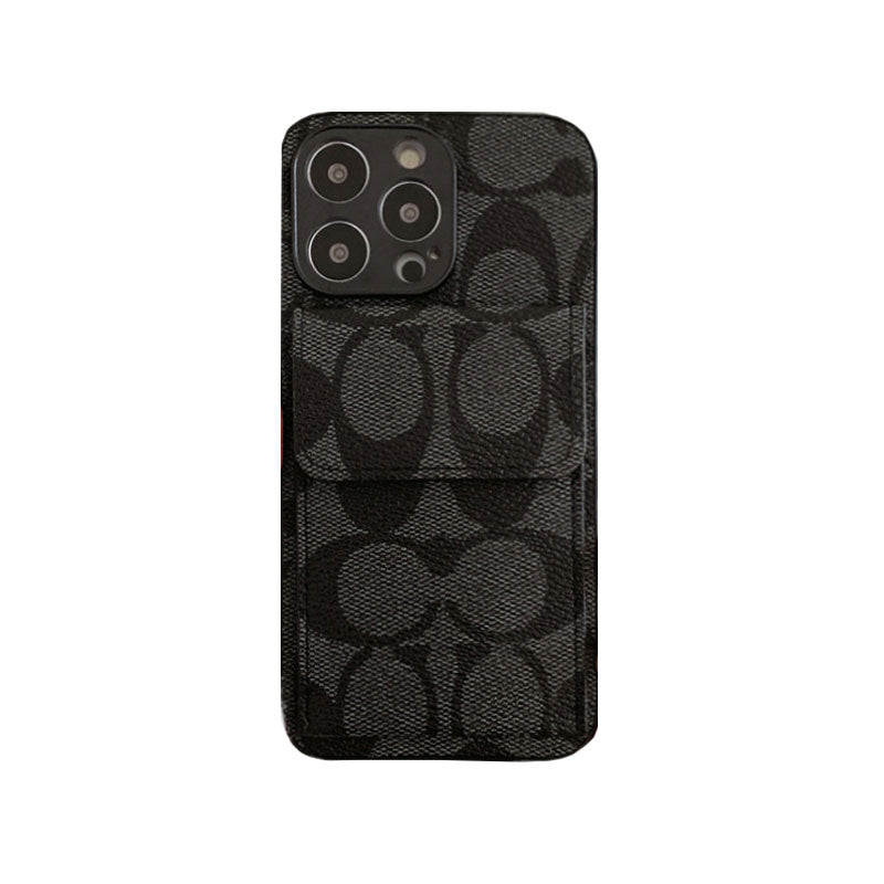Classic iPhone Case With Wallet Black-