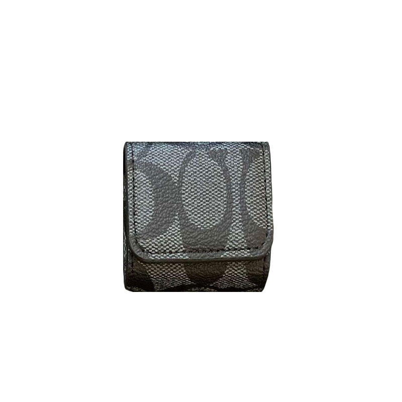 Luxury Coach AirPods Cases Dark brown-