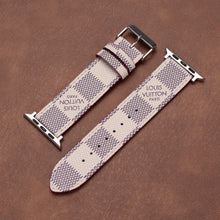 Leather Monogram Apple Watch Bands