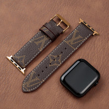 Leather Monogram Apple Watch Bands