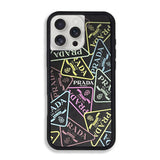 Black & Multicolor Print