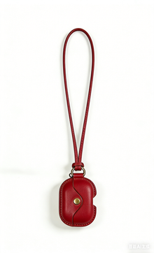 Premium Genuine Leather AirPods Case With Free Leather Lanyard