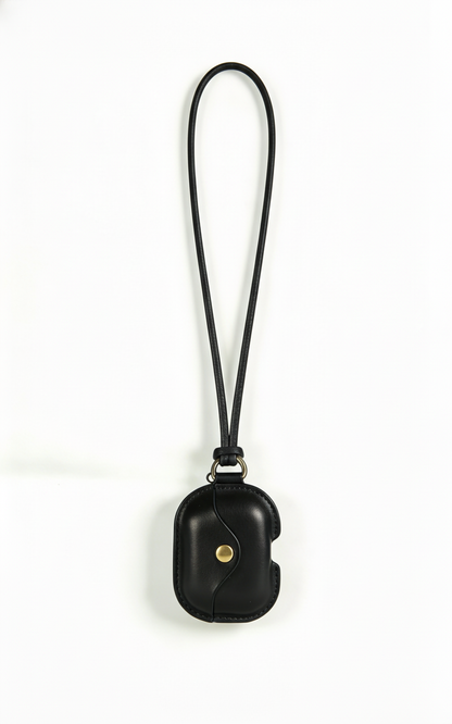 Premium Genuine Leather AirPods Case With Free Leather Lanyard