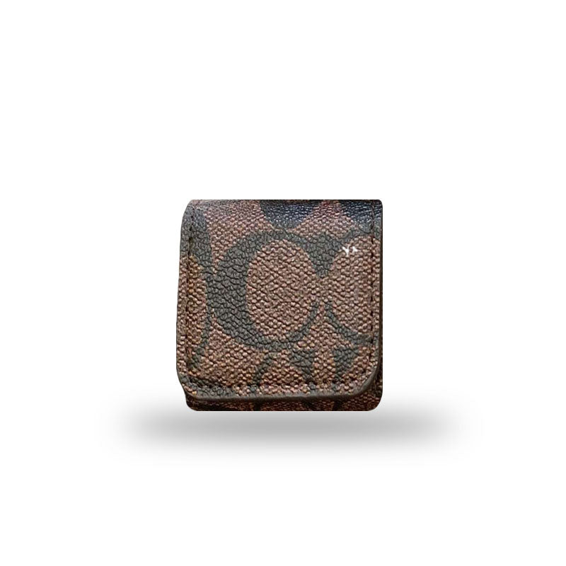 Luxury Coach AirPods Cases Dark brown-