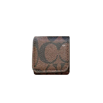 Luxury Coach AirPods Cases Dark brown-