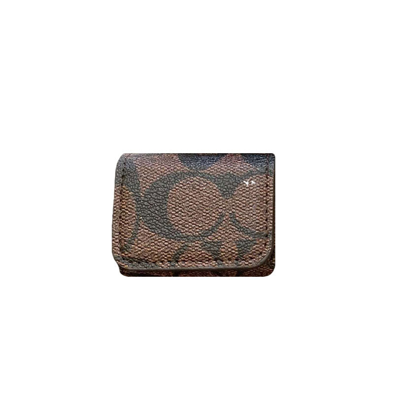Luxury Coach AirPods Cases Dark brown-