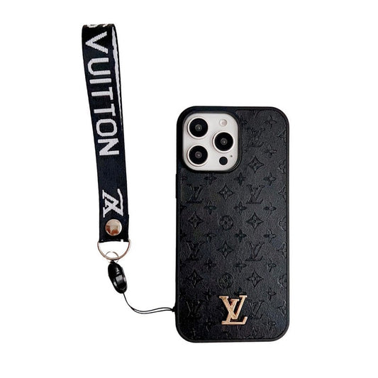 Luxury Brown Hand Chain iPhone Case