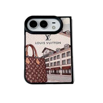 iPhone Duo Colorblock Monogram Leather Case