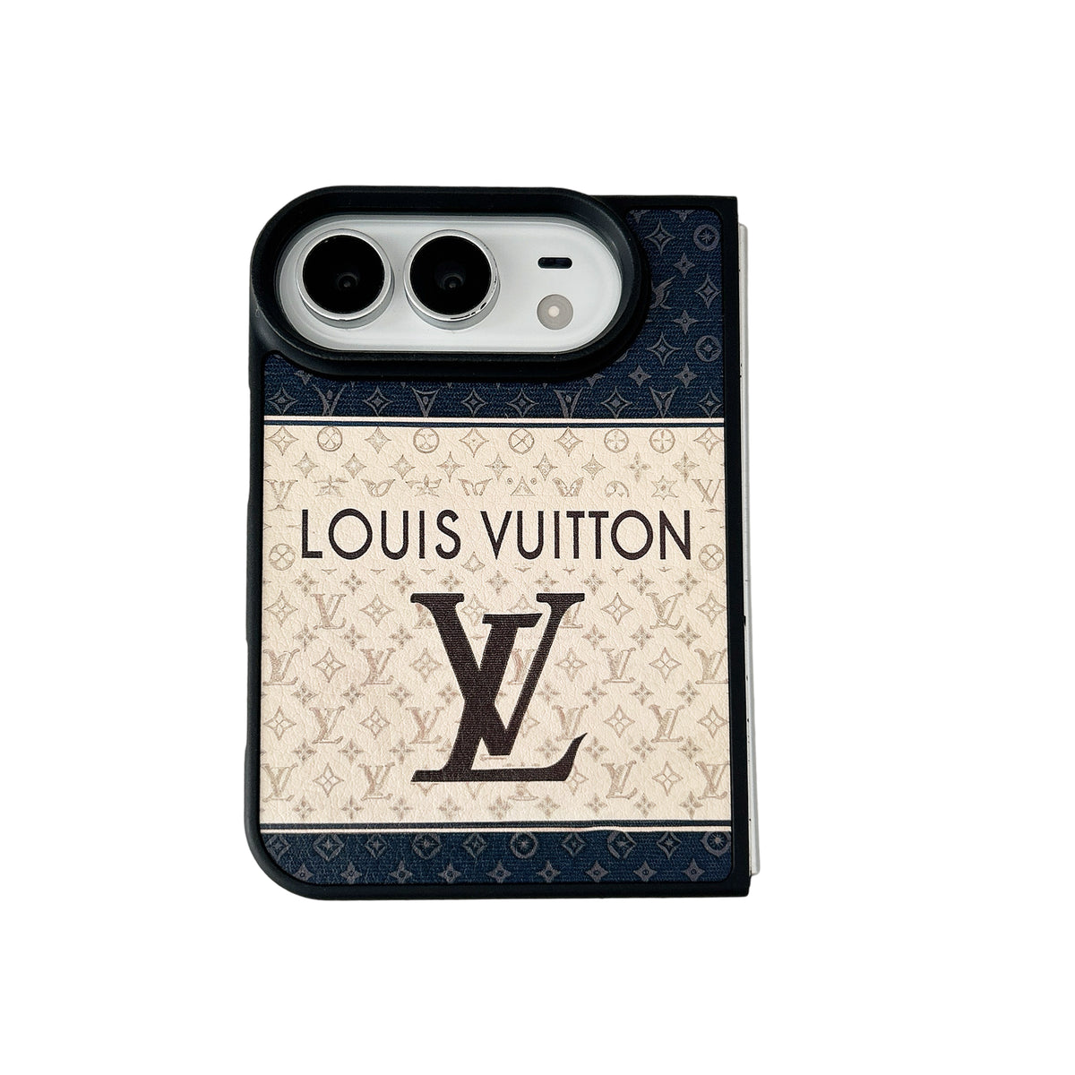 iPhone Duo Colorblock Monogram Leather Case