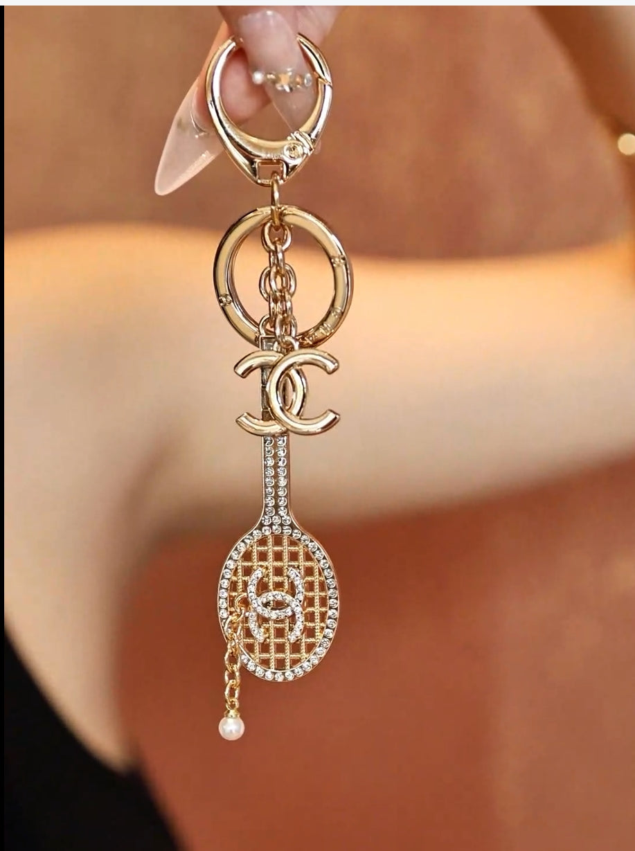 tennis racket keychain