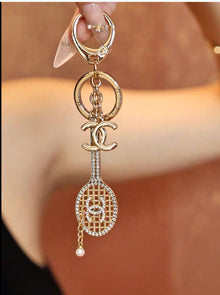 tennis racket keychain
