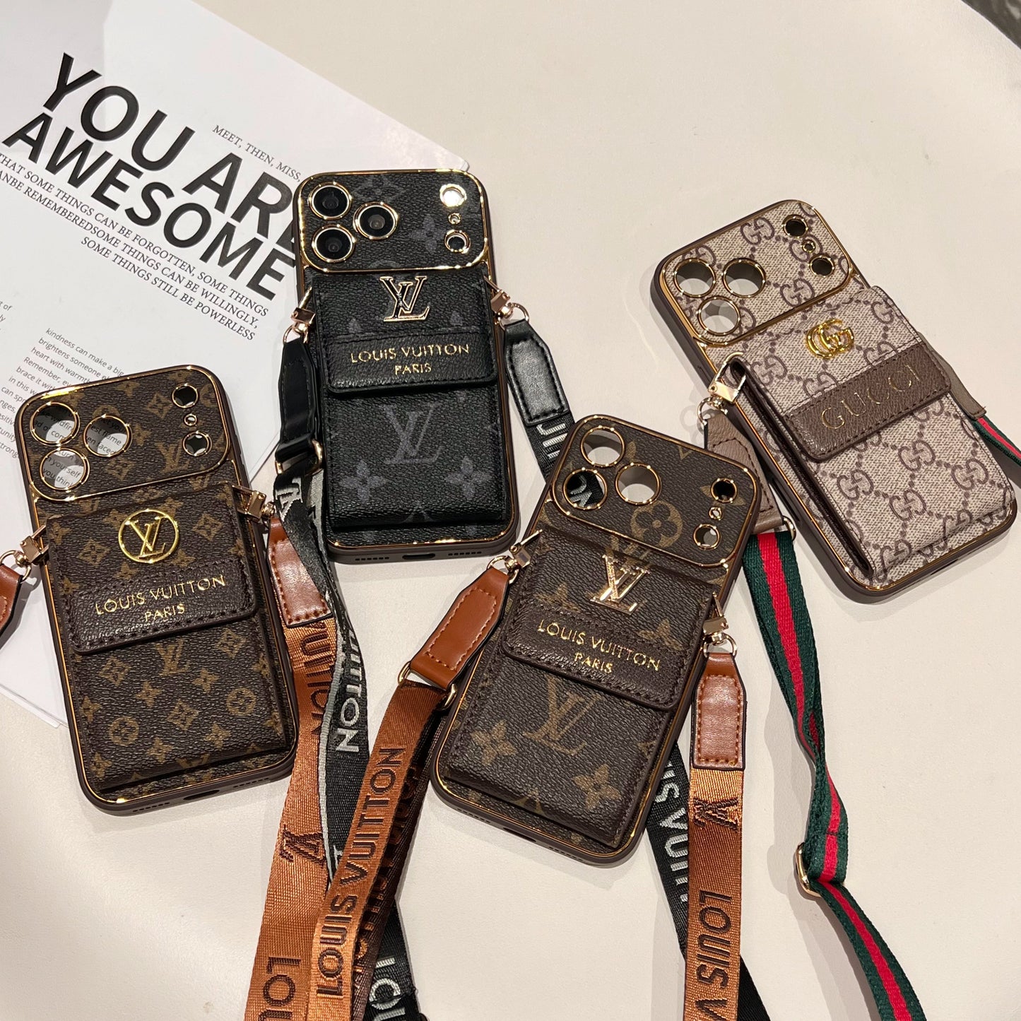 New Classic Luxury Card Holder Phone Case 11