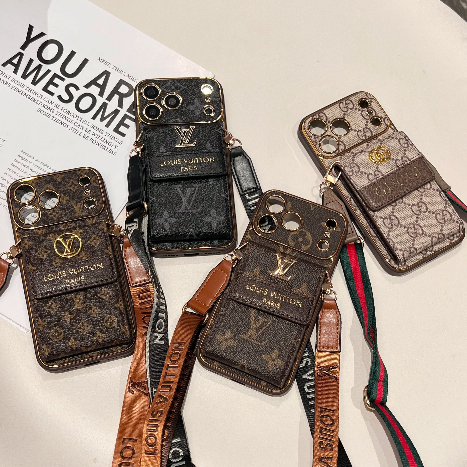 New Classic Luxury Card Holder Phone Case 11