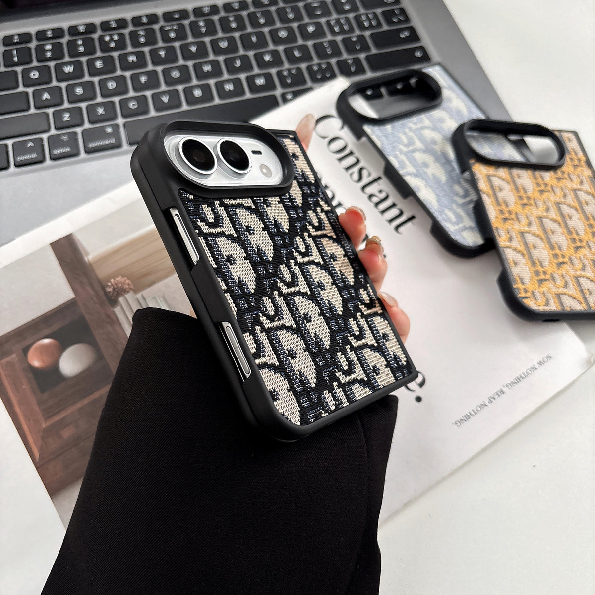 iPhone Duo Slim Leather Case – Signature Color Collection