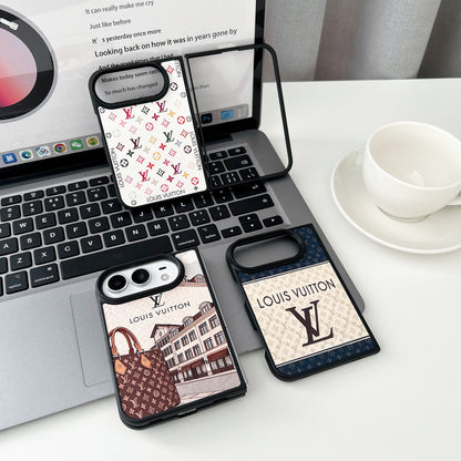 iPhone Duo Colorblock Monogram Leather Case