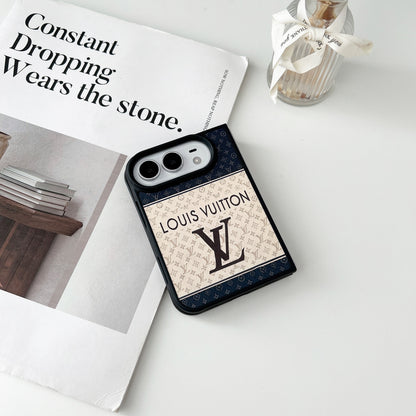 iPhone Duo Colorblock Monogram Leather Case