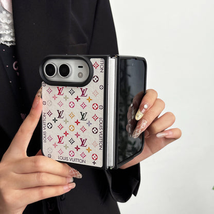 iPhone Duo Colorblock Monogram Leather Case
