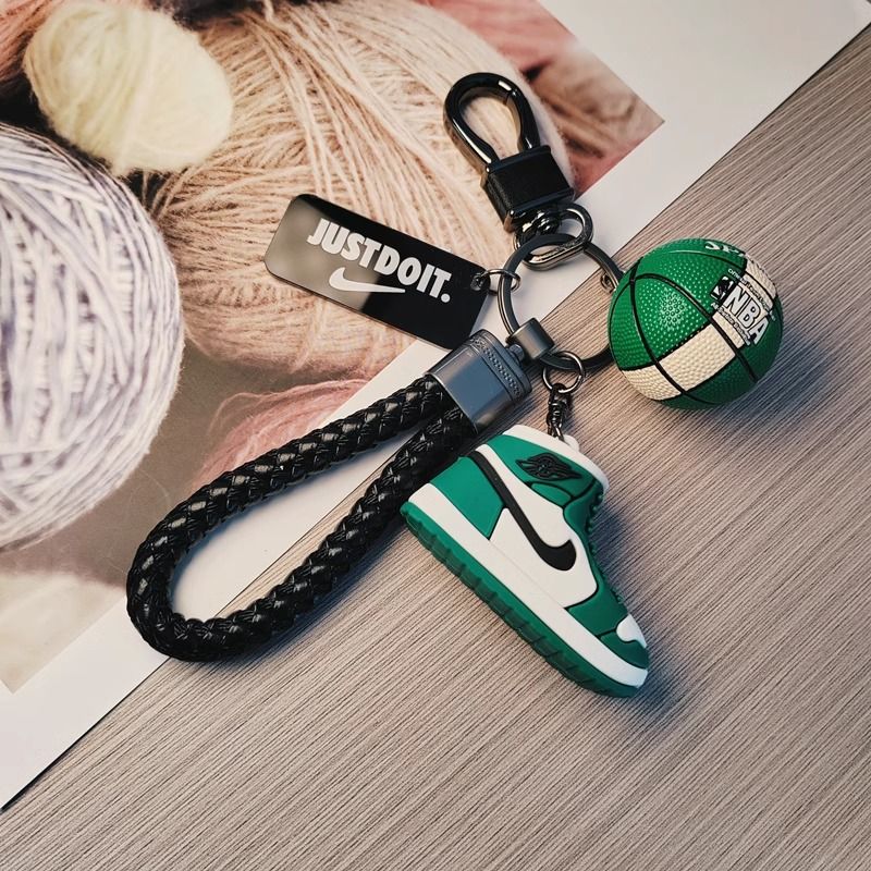 Mini Sneaker Basketball Keychain