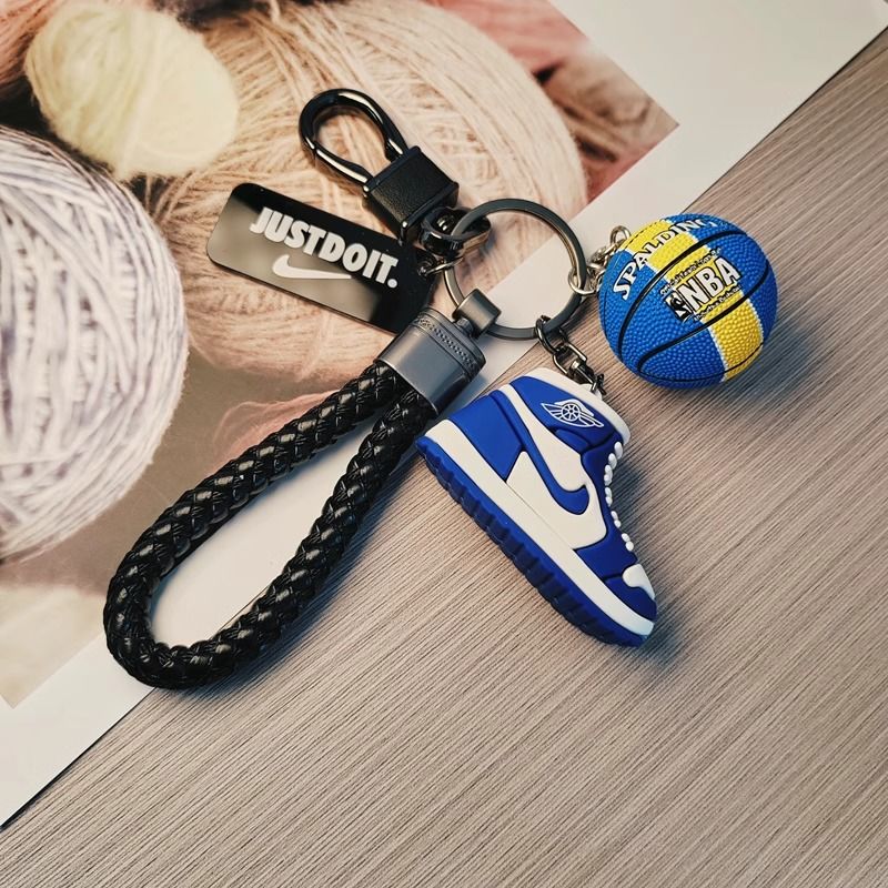 Mini Sneaker Basketball Keychain