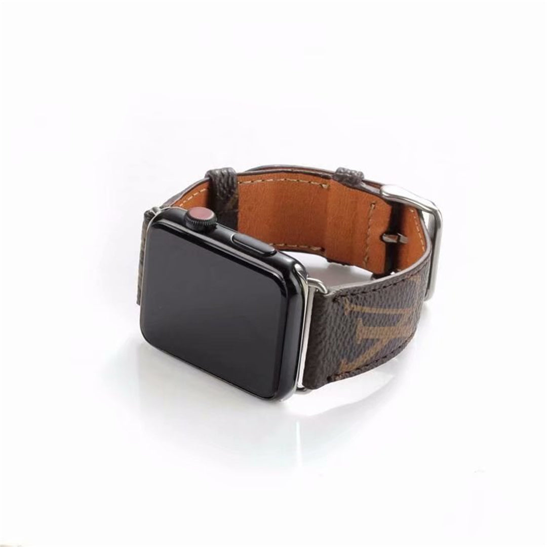 CLASSIC BROWN LUXURY STRAP FOR APPLE WATCH BANDS