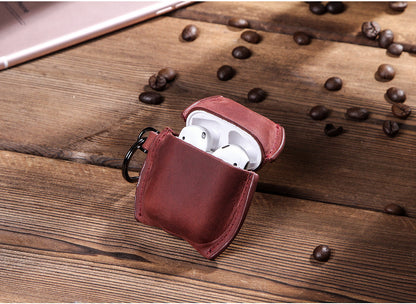 Genuine Leather AirPods 1/2 Case