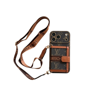 Luxury Card Pocket Crossbody Phone Case