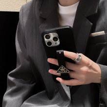 Luxury Leather Handle iPhone Case