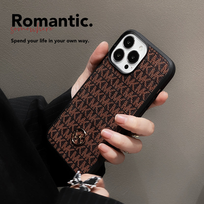 Luxury iPhone Case Brown-