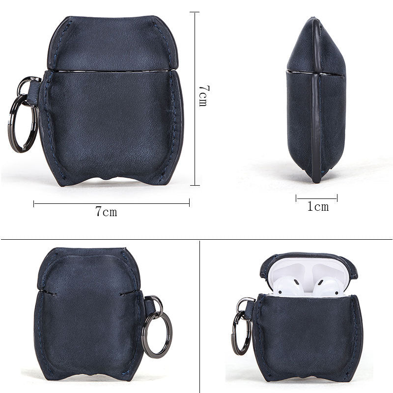 Genuine Leather AirPods 1/2 Case
