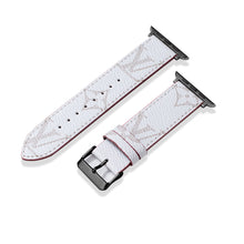 Leather Monogram Apple Watch Bands