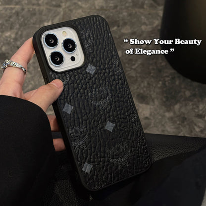 MCM iPhone Case Black-