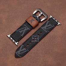 Leather Monogram Apple Watch Bands